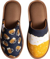 Dedoles Veselé pantofle Točené pivo vícebarevná EU 45 / 310 mm - Slippers
