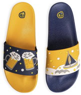 Dedoles Veselé pantofle Studené pivo modrá EU 41 / 273 mm - Slippers