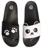 Dedoles Happy slippers Panda paws black - Slippers