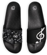 Dedoles Veselé pantofle Hudba černá EU 46 / 306 mm - Slippers