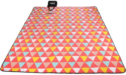 Royokamp pikniková deka 250 × 200 cm s ALU potahem trojúhelníky - Picnic Blanket - Main image