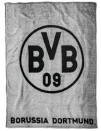Fan-shop Fleece blanket BORUSSIA DORTMUND Grey - Blanket
