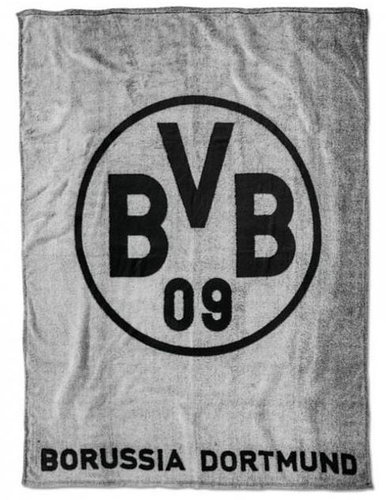 Fan-shop Fleece blanket BORUSSIA DORTMUND Grey - Blanket - Main image