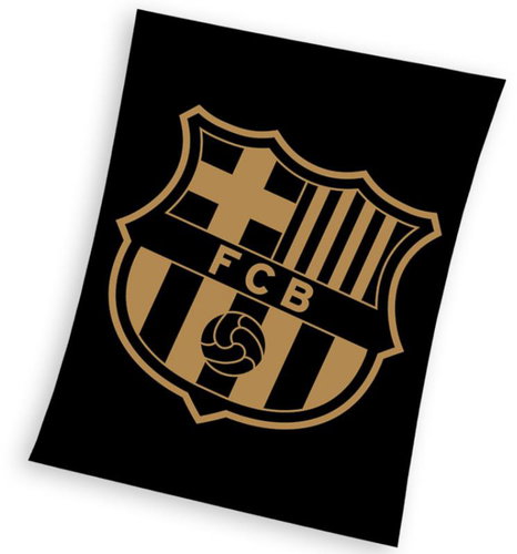 Carbotex Fleece blanket BARCELONA FC black - Blanket - Main image