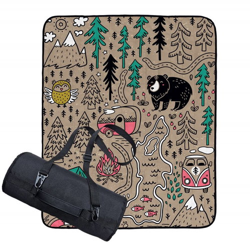 Butter Kings Picnic Blanket with Camping Strap - Picnic Blanket - Main image