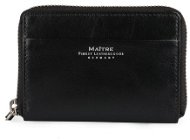 Maître Women's leather card case Schwollen Dalin - black - Wallet