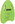 Pcs Ocean swimming board green
