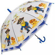 Pronett Children's umbrella with whistle 104 cm pirate - Children's Umbrella