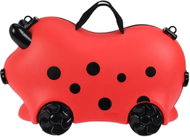 ProWorld Skořepinový, červený, 4 kolečka, ramenní popruh, 52 × 21 × 32 cm - Children's Briefcase