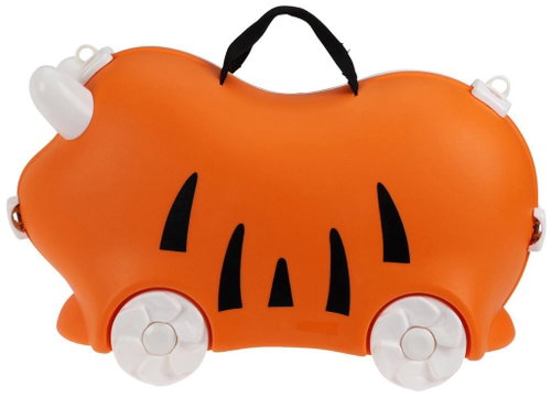 ProWorld hard-shell suitcase, orange, 4 wheels, shoulder strap, 52×21×32cm - Children's Briefcase - Main image