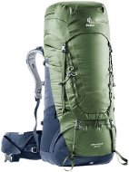 Deuter Aircontact 65 + 10 Khaki Navy - Tourist Backpack