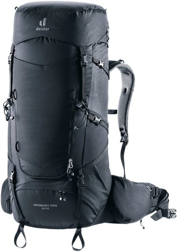 Deuter Aircontact Core 60 + 10 black - Tourist Backpack - Main image