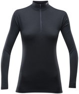 DEVOLD Breeze Merino 150 Zip Neck Wmn, Black, XS - Thermal Underwear