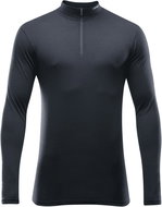 DEVOLD Breeze Merino 150 Zip Neck Man, Black, S - Thermal Underwear