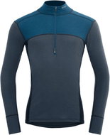 DEVOLD Lauparen Merino 190 Zip Neck Man, Flood/Night/Ink - Thermal Underwear