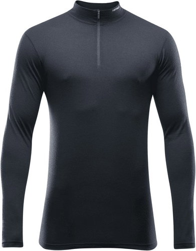 DEVOLD Breeze Merino 150 Zip Neck Man, Black, XL - Thermal Underwear - Main image
