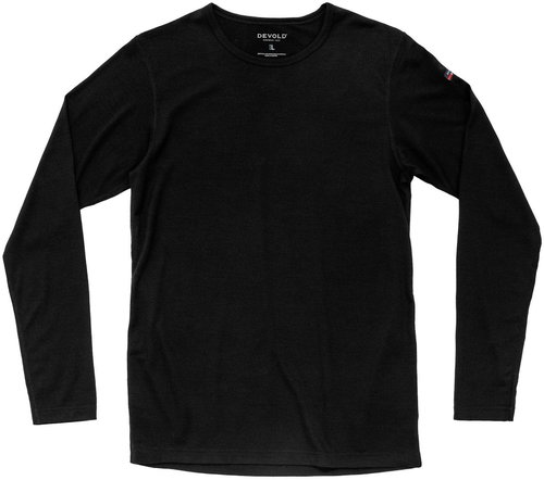 DEVOLD Breeze Merino 150 Shirt Man, Black, L - Thermal Underwear - Main image