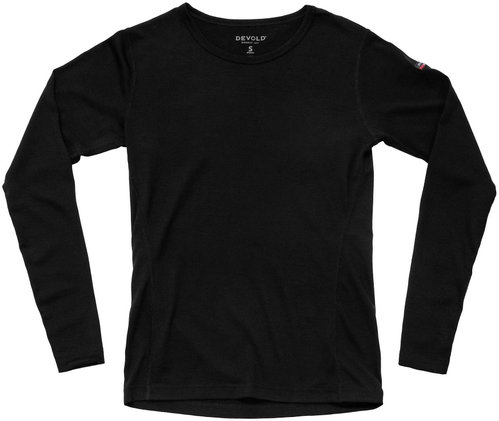 DEVOLD Breeze Merino 150 Shirt Wmn, Black, L - Thermal Underwear - Main image