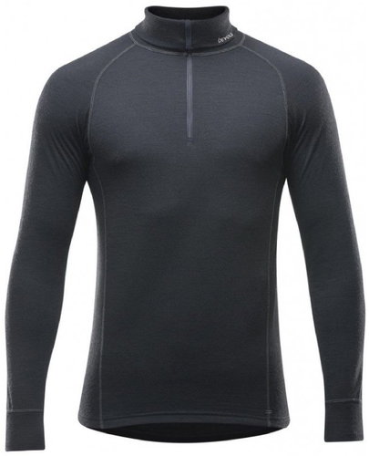 DEVOLD Expedition Merino 235 Z. Neck Man, Black, XXL - Thermal Underwear - Main image