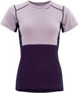DEVOLD Lauparen Merino 190 T-Shirt Wmn, Orchid/Lilac/Ink, XL - Thermal Underwear