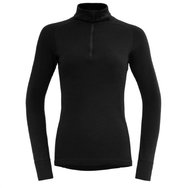 DEVOLD Duo Active Merino 205 Z. Neck Wmn, Black, XS - Thermal Underwear