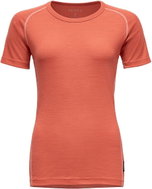 DEVOLD Lauparen Merino 190 Base Tee Wmn, Coral, XL - Thermal Underwear