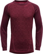 DEVOLD Duo Active Merino Shirt Jr, Port - Thermal Underwear