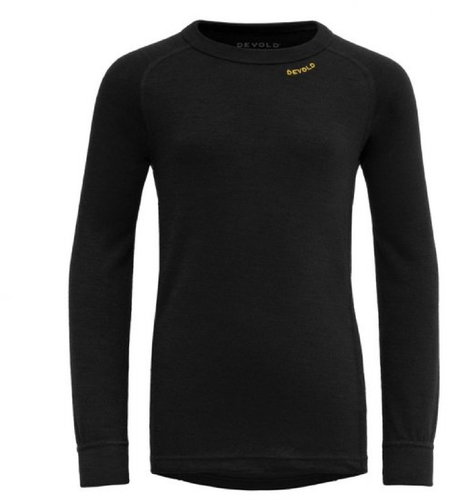 DEVOLD Duo Active Merino Shirt Jr, Black, 10 - Thermal Underwear - Main image