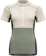 DEVOLD Lauparen Merino 190 Zip Tee Wmn, Raw White/Fog/Ink - Thermal Underwear