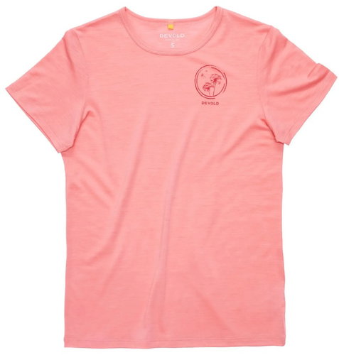 DEVOLD Active Spring Tee Wmn, Apricot, M - T-Shirt - Main image