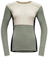 DEVOLD Lauparen Merino 190 Shirt Wmn, Raw White/Fog/Ink - Thermal Underwear
