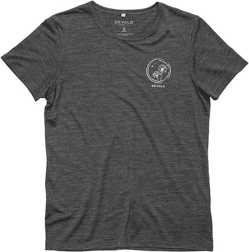 DEVOLD Active Spring Tee Wmn, Anthracite, S - T-Shirt - Main image