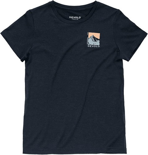 DEVOLD Classic Summit Tee Wmn, Ink, L - T-Shirt - Main image