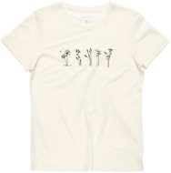DEVOLD Classic Flowers Tee Wmn, White, XS - T-Shirt
