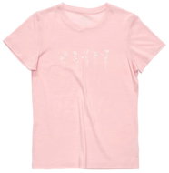 DEVOLD Classic Flowers Tee Wmn, Chalk Pink, S - T-Shirt