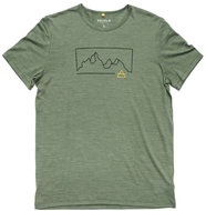DEVOLD Active Outline Tee Man, Forest, S - T-Shirt