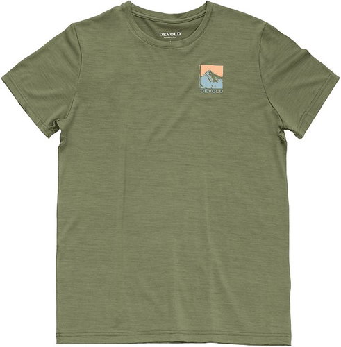 DEVOLD Classic Summit Tee Man, Lichen, S - T-Shirt - Main image