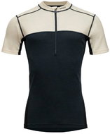DEVOLD Lauparen Merino 190 Zip Tee Man, Raw White/Ink/Black - Thermal Underwear