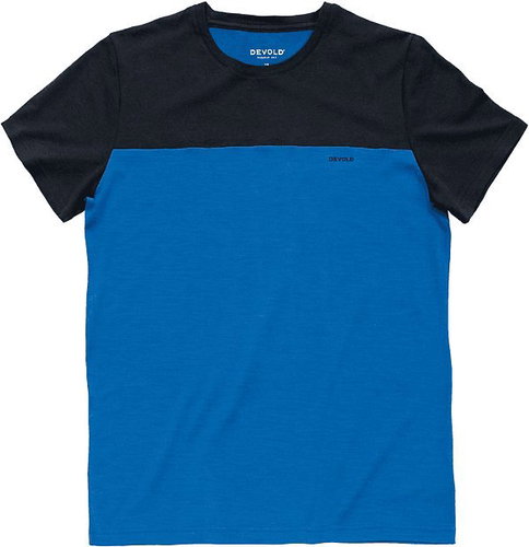 DEVOLD Classic Linear Tee Man, Royal/Ink, XL - Tričko - Hlavní obrázek