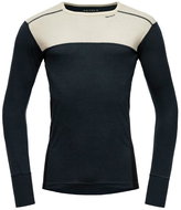 DEVOLD Lauparen Merino 190 Shirt Man, Raw White/Ink/Black - Thermal Underwear
