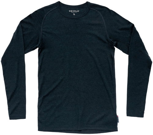 DEVOLD Lauparen Merino 190 Base Shirt Man, Ink, S - Thermal Underwear - Main image