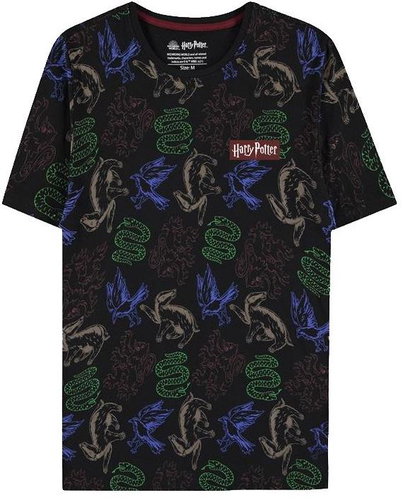 Harry Potter: Colourful Animals - tričko M - T-Shirt - Main image
