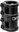Clamp SCS black/black bolt M8 Alu