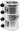 Sleeve SCS silver/black bolt M8 Alu