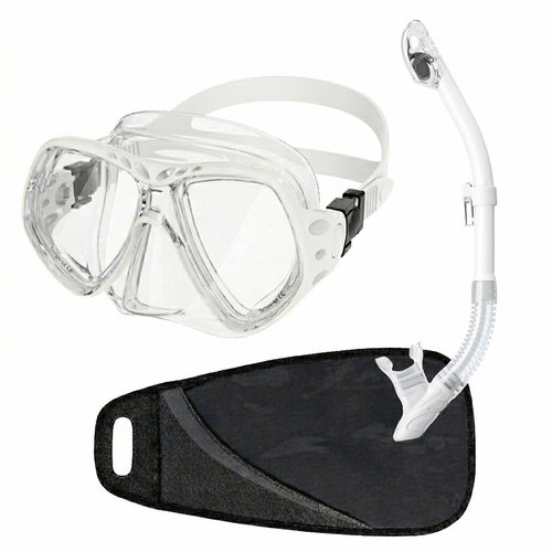 Dive team DEEP VISION antifog white/tranp. - Diving Set - Main image