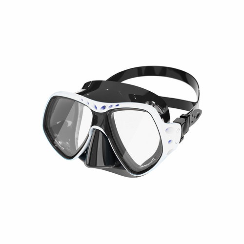 Dive Team Deepvision antifog, mask, black/white - Diving Mask - Main image