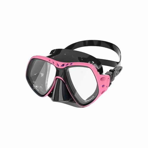 Dive Team Deepvision antifog, mask, black/pink - Diving Mask - Main image