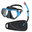Snorkelling set Deep Vision antifog, blue