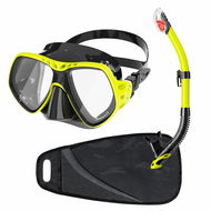 Dive Team Šnorchlovací set Deep Vision antifog, žlutý - Potápěčská sada