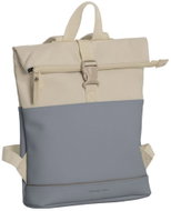 Daneil Ray Allentown roll top batoh, béžovo-modrý - Backpack
